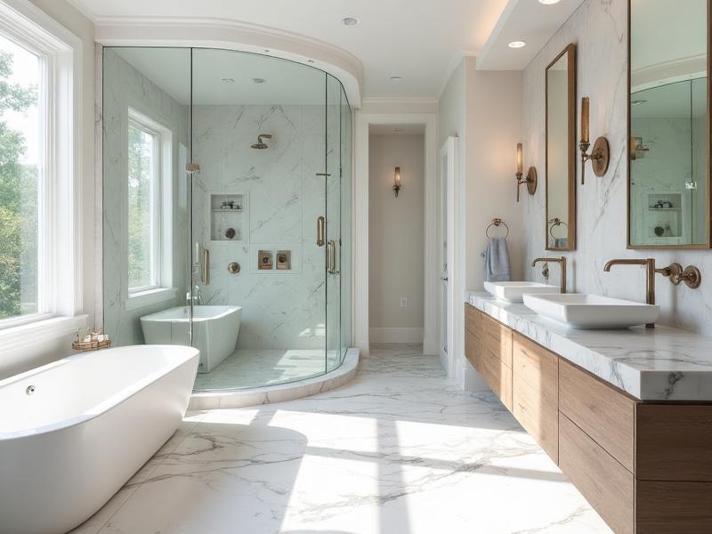 Luxury bathroom renovation in Northern NJ