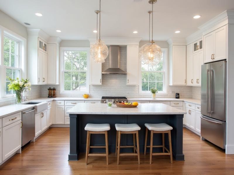 Modern kitchen remodeling project in Northern NJ